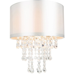 Happy Homewares Grey Satin Fabric Pendant Light Shade - Size: 17 x 30 x 30cm - Wilko - thumbnail 4