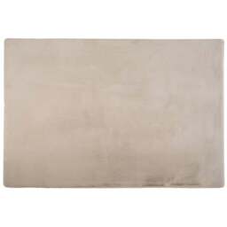 Deluxe Rabbit Faux Fur Rug  - Biscuit/140cm - Wilko