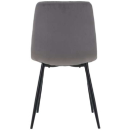 Birlea Axel Set of 2 Dining Chair - Size: 86 x 55 x 44cm - Grey - SleepSoul - Wilko - thumbnail 6