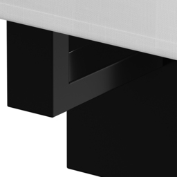 Living and Home Rectangular Fabric Shade Black and White E27 Wall Lamp - Size: 28.5 x 28.2 x 14cm - Black + White - Wilko - thumbnail 4