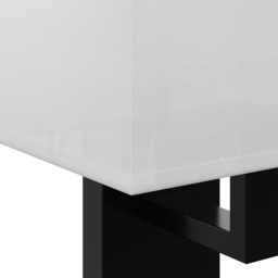 Living and Home Rectangular Fabric Shade Black and White E27 Wall Lamp - Size: 28.5 x 28.2 x 14cm - Black + White - Wilko - thumbnail 6