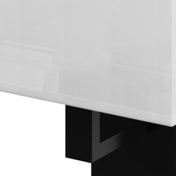 Living and Home Rectangular Fabric Shade Black and White E27 Wall Lamp - Size: 28.5 x 28.2 x 14cm - Black + White - Wilko - thumbnail 7