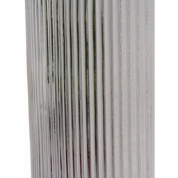 Botanik Clear Ridged Glass Vase 31cm - Size: 31 x 15 x 15cm - White - Wilko - thumbnail 7