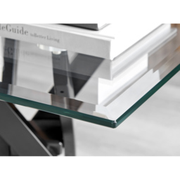 Furniturebox Tavalo Black Side Table - Size: 55 x 55 x 55cm - Wilko - thumbnail 4