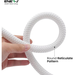 ENER-J NeonTwist RGBIC Braided Rope Light with Remote 5m - Size: 25 x 25 x 10cm - Multi - Wilko - thumbnail 7