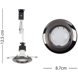 ValueLights Black Chrome Warm White LED Ceiling Downlight 30 Pack - Wilko - thumbnail 6