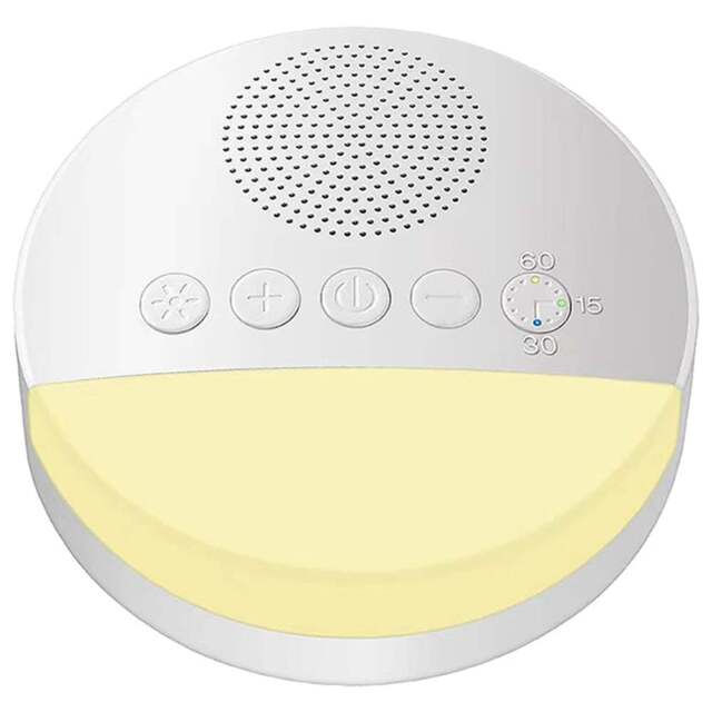 Lifemax Soothing Sounds Night Light - Size: 9 x 9 x 3.1cm - White - Wilko - image 1