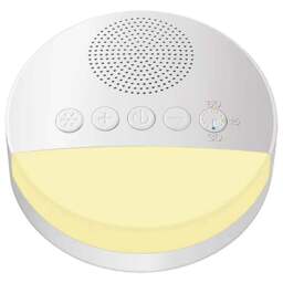 Lifemax Soothing Sounds Night Light - Size: 9 x 9 x 3.1cm - White - Wilko - thumbnail 1