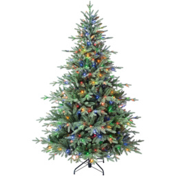 Evergreen Classics Baytown Fir Pre-lit Oxford Pine Artificial Christmas Tree 7ft - Multi - Wilko - thumbnail 4