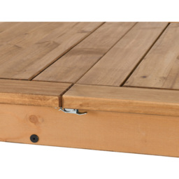 Seconique Corona Extending Dining Table Distressed Waxed Pine - Size: 6 Seater - Brown - Wilko - thumbnail 7