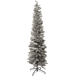 Samuel Alexander Grey Pencil Artificial Christmas Tree 8ft - Wilko
