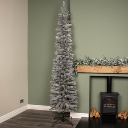 Samuel Alexander Grey Pencil Artificial Christmas Tree 8ft - Wilko - thumbnail 3