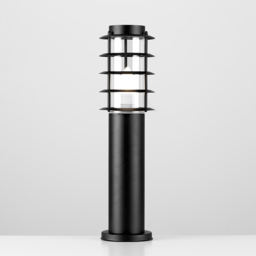 ValueLights Wharf Set of 2 Black Warm White Bulb Bollard Lights - Size: 25 x 11.5 x 46cm - Wilko - thumbnail 6