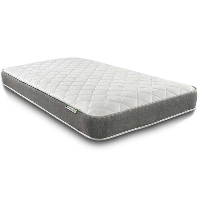 Starlight Beds Wellington Double Grey Open Coil Memory Foam Spring Mattress - Wilko - image 1