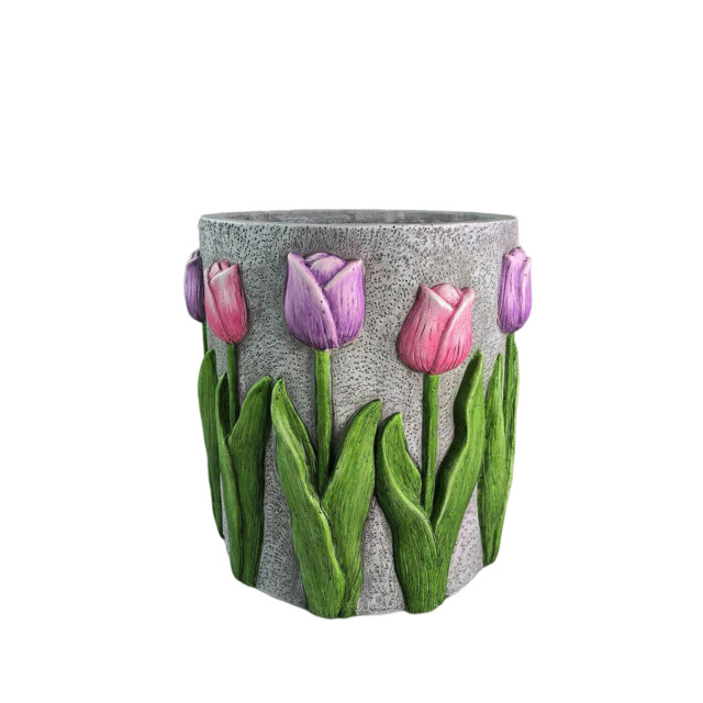 Tulip Flower Pot - Ornate Collection - Wilko - image 1