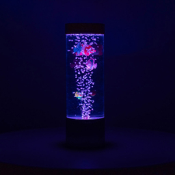 ValueLights Colour Changing Sensory Bubble Floor Lamp 32cm - Size: 32 x 10.5 x 10.5cm - Silver - Wilko - thumbnail 5