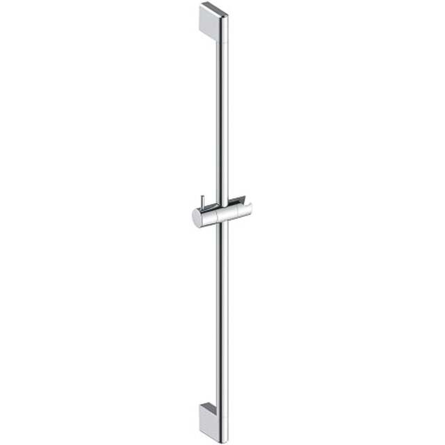 Duravit Chrome Shower Rail 700mm - Size: 70 x 10 x 7cm - Silver - Wilko - image 1
