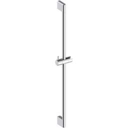 Duravit Chrome Shower Rail 700mm - Size: 70 x 10 x 7cm - Silver - Wilko