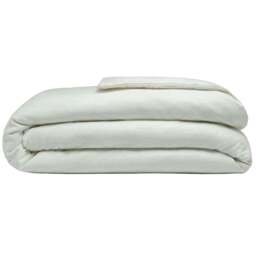 Serene Super King Size Apple Green Brushed Cotton Duvet Cover - Wilko