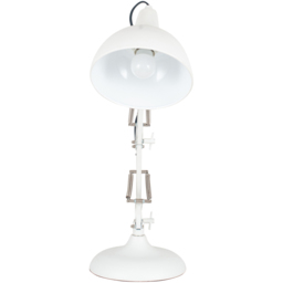 Pacific Lifestyle Alonzo Matt White Angled Table Lamp - Wilko - thumbnail 4