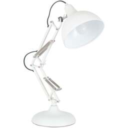 Pacific Lifestyle Alonzo Matt White Angled Table Lamp - Wilko - thumbnail 1