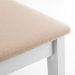 Julian Bowen Coast Set of 2 White Dining Chair - Wilko - thumbnail 7