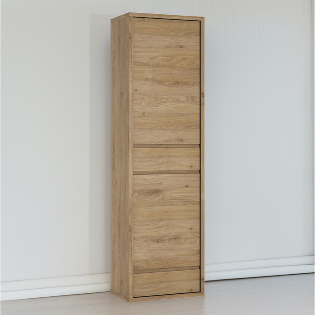 Florence Shetland 2 Door 2 Drawer Narrow Cabinet - Brown - Furniture To Go - Wilko - image 1