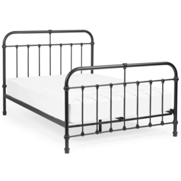 Julian Bowen Logan Small Double Black Satin Metal Bed Frame - Wilko - thumbnail 4