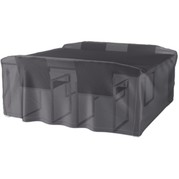 Platinum AeroCover Waterproof Large Outdoor Dining Set Cover 85 x 220 x 190cm - Size: 85 x 190 x 190cm - Grey - Wilko