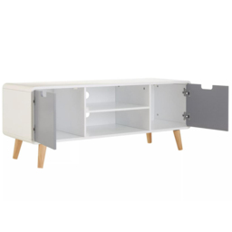 Premier Housewares Milo TV Unit - Size: 120 x 40 x 48cm - Multi - Interiors by Premier - Wilko - thumbnail 5