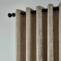 Helena Springfield Roma Lined Truffle Eyelet Curtains 168 x 228cm - Size: W 168 x D 228cm - Wilko - thumbnail 3