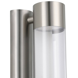 EGLO Robledo Silver Exterior Wall Light - Size: 8 x 12 x 26cm - Wilko - thumbnail 4