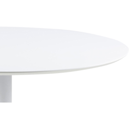 Florence Ibiza Round 4 Seater Dining Table White - Furniture To Go - Wilko - thumbnail 5