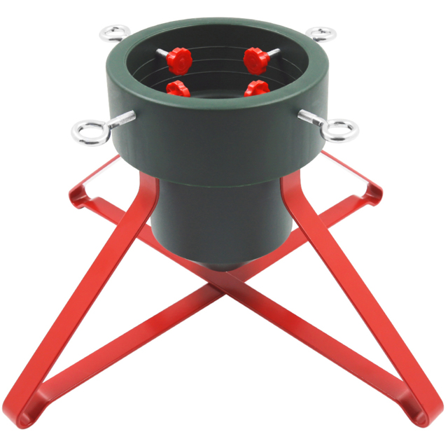 The Christmas Workshop Red and Green Large Christmas Tree Stand - Wilko - image 1