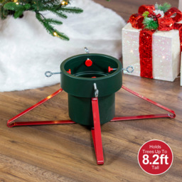 The Christmas Workshop Red and Green Large Christmas Tree Stand - Wilko - thumbnail 5