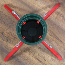The Christmas Workshop Red and Green Large Christmas Tree Stand - Wilko - thumbnail 4