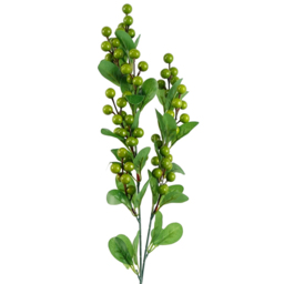 Leaf Green Berry Artificial Spray 70cm 6 Pack - Size: 70 x 10 x 10cm - Wilko - thumbnail 4