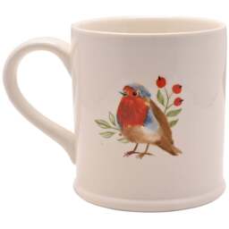 The Seasonal Gift Co. Robin Friend Mug - Size: 10 x 14 x 9cm - White - Wilko - thumbnail 1