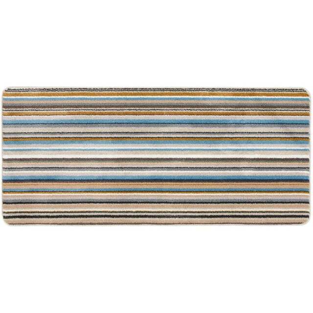 My Mat Candy Multicolour Natural Stripe Stain Resistant Mat 67 x 200cm - Wilko - image 1