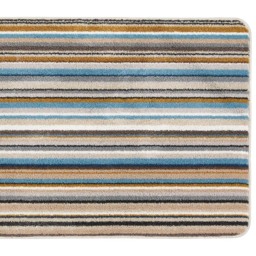 My Mat Candy Multicolour Natural Stripe Stain Resistant Mat 67 x 200cm - Wilko - thumbnail 4