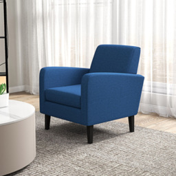 Portland Blue Accent Chair - Size: Single - Wilko - thumbnail 4