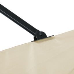 Outsunny Cream White Crank Handle Cantilever Parasol 2.5m - Size: 3m - Wilko - thumbnail 4