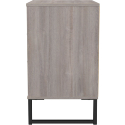 Crowndale Hong Kong 3 Drawer Grey Oak Midi Chest of Drawers Ready Assembled - Wilko - thumbnail 4