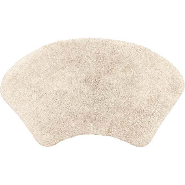 Allure Bath Fashions Stone Curved Shower Mat 48 x 80cm - Brown - Wilko - image 1