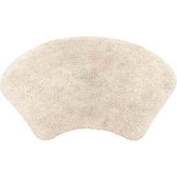 Allure Bath Fashions Stone Curved Shower Mat 48 x 80cm - Brown - Wilko