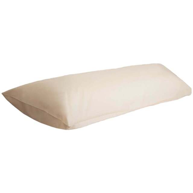 Serene Cream Bolster Pillowcase 50 x 152cm - Size: Single - Wilko - image 1