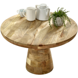 Brooklyn Surrey Mushroom Style Solid Wood Coffee Table - Brown - Wilko - thumbnail 4