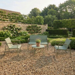 Olivia Sling Sofa Set - Green - Outdoor Essentials - Wilko - thumbnail 5