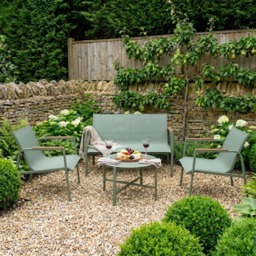 Olivia Sling Sofa Set - Green - Outdoor Essentials - Wilko - thumbnail 6