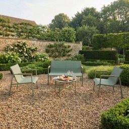 Olivia Sling Sofa Set - Green - Outdoor Essentials - Wilko - thumbnail 4